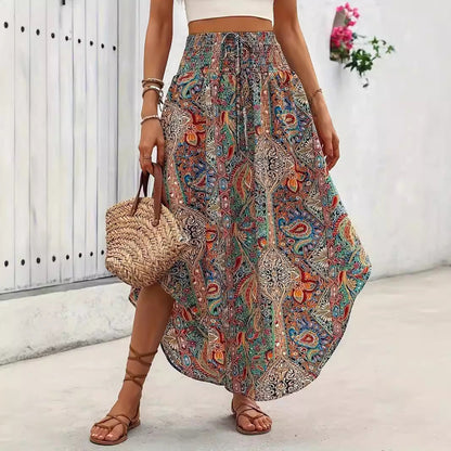 Boho Floral Isabella Sol A-Line Skirt