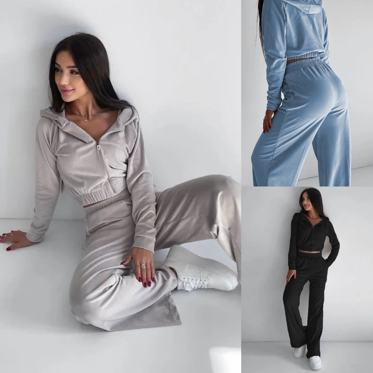 Chic Isabella Sol Two-Piece Sweatshirt Lounge Set