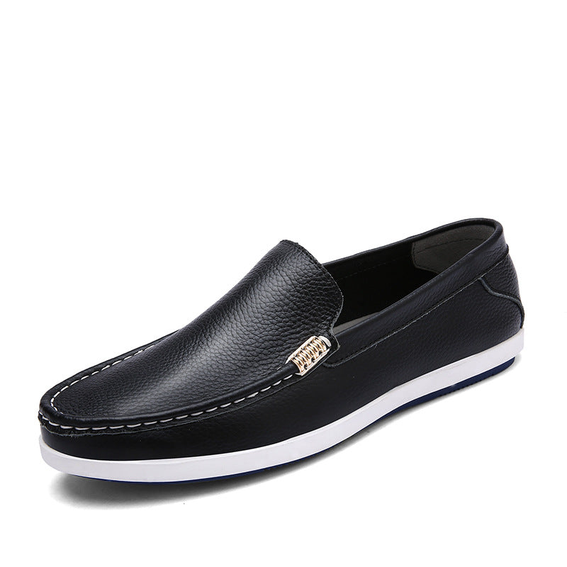 Mocasines de piel transpirable Isabella Sol para hombre