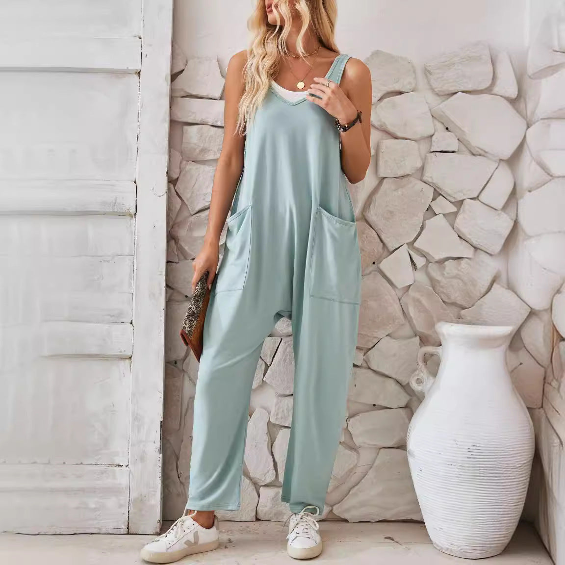 Mono con bolsillos de Isabella Sol inspirado en Pinterest