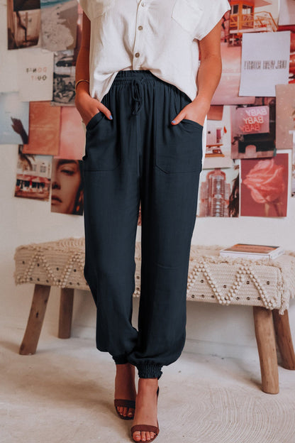 Pantalones Isabella Sol Lantern de corte relajado