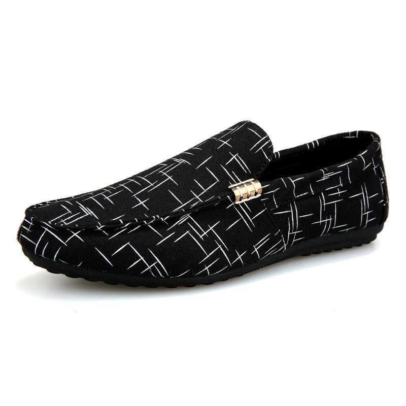Mocasines modernos de lona Isabella Sol Zapatos para el día a día