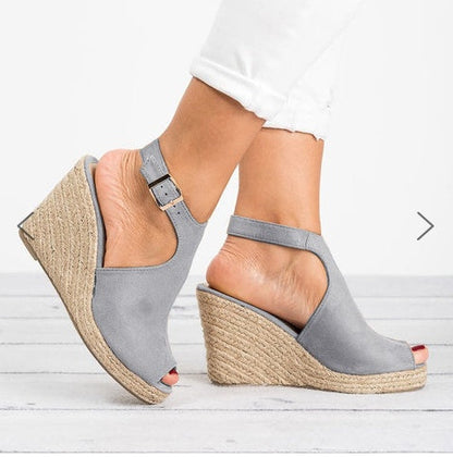 Elegantes sandalias de cuña con plataforma de Isabella Sol