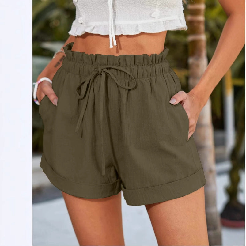 Pantalones cortos de verano Isabella Sol, cómodos y casuales.
