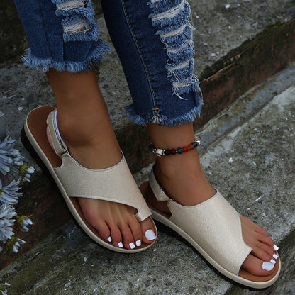 Sandalias de dedo Isabella Sol Perfect-Fit, elegantes para el día a día.