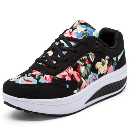 Zapatillas transpirables Isabella Sol de lona floral