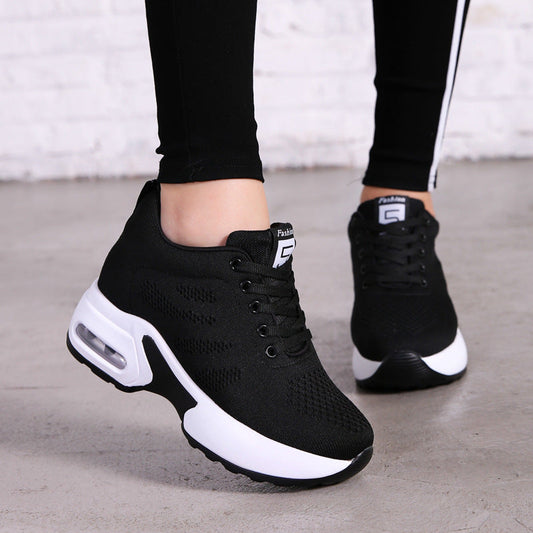 Breathable Mesh Platform Sneakers Isabella Sol