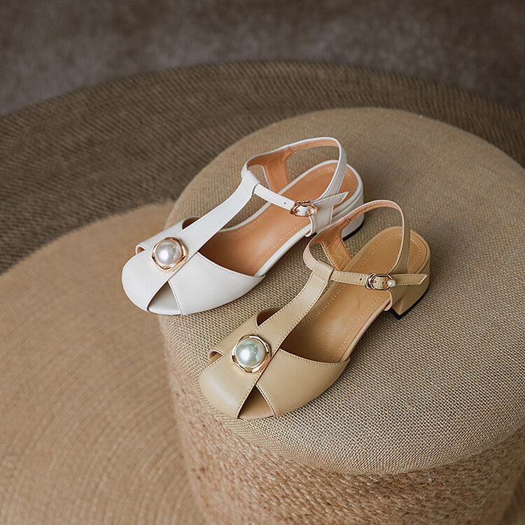 Elegantes sandalias de verano con tira en T de Isabella Sol