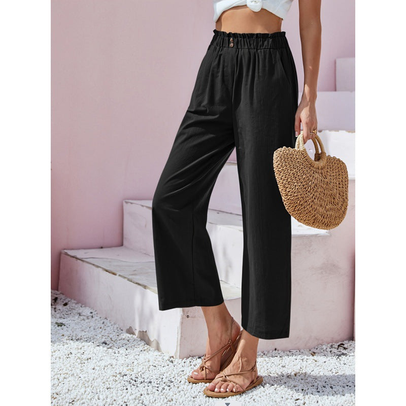 Pantalones de talle alto de Isabella Sol inspirados en Pinterest