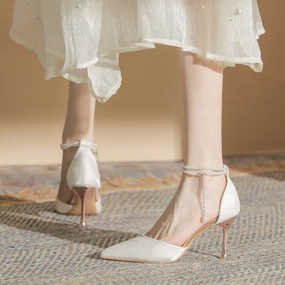 Elegant Isabella Sol Stiletto Buckle Sandals