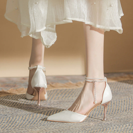 Elegant Isabella Sol Stiletto Buckle Sandals