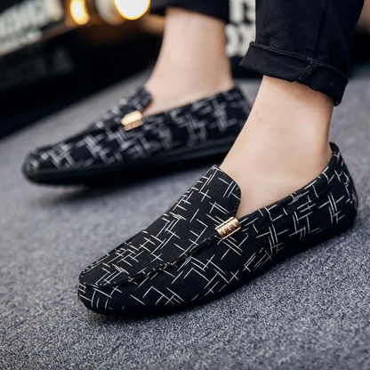 Mocasines modernos de lona Isabella Sol Zapatos para el día a día