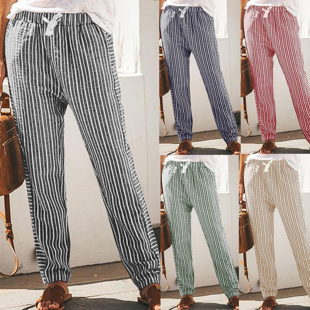 Pinterest-Inspired Isabella Sol Striped Wide-Leg Pants