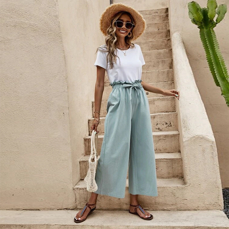 Pinterest-Inspired Isabella Sol Linen Wide Leg Pants