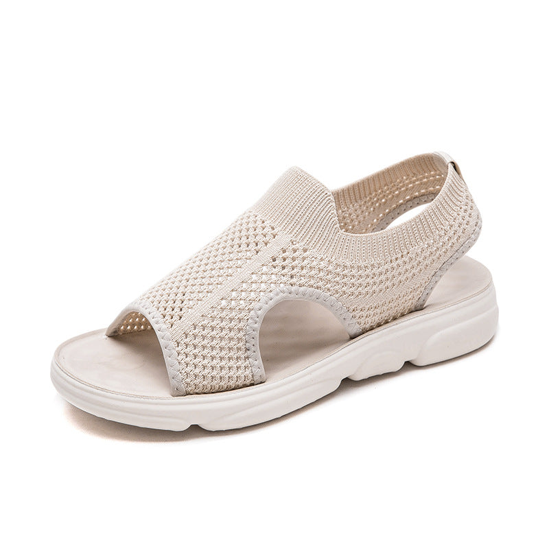 Sandalias planas de punto transpirable de Isabella Sol