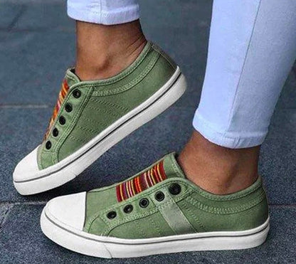 Zapatillas de lona sin cordones Isabella Sol inspiradas en Pinterest