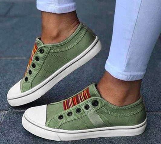 Zapatillas de lona sin cordones Isabella Sol inspiradas en Pinterest