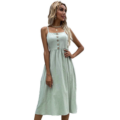 Elegante vestido midi de verano de la colección Isabella Sol