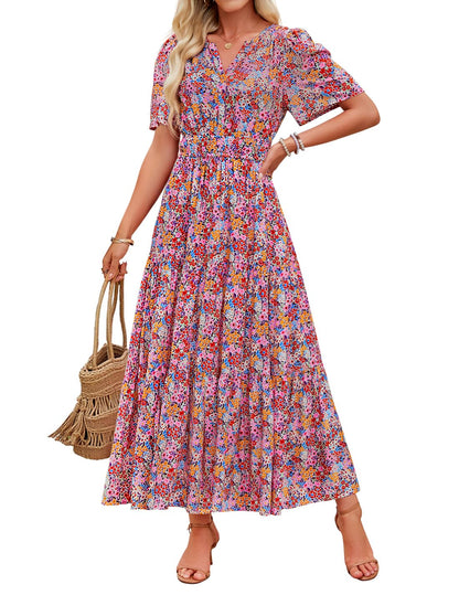 Vestido largo floral Isabella Sol Comodidad de verano