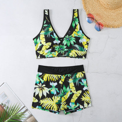Bikini bóxer estampado vibrante de Isabella Sol