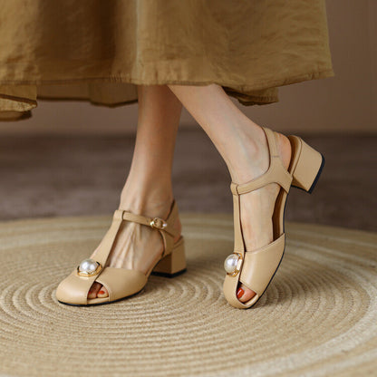 Chic T-Strap Isabella Sol Summer Sandals