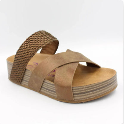 Sandalias tejidas cómodas Isabella Sol para uso diario