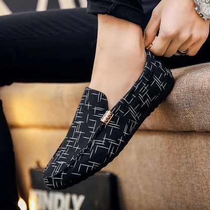 Mocasines modernos de lona Isabella Sol Zapatos para el día a día