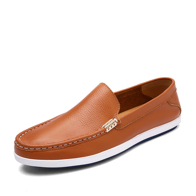 Mocasines de piel transpirable Isabella Sol para hombre