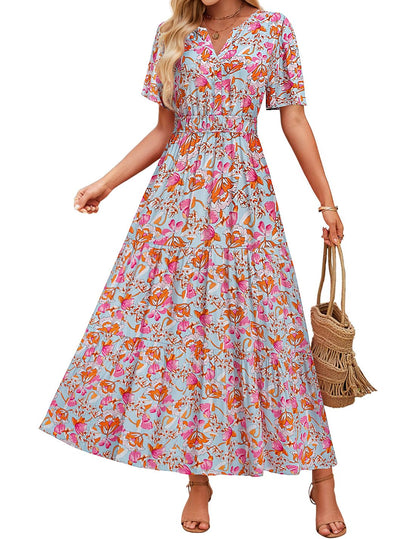 Vestido largo floral Isabella Sol Comodidad de verano