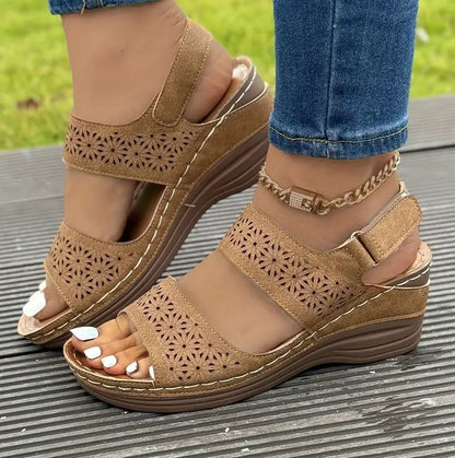 Sandalias de cuña Isabella Sol inspiradas en Pinterest