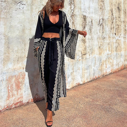 Pantalones harem con estampado bohemio de Isabella Sol