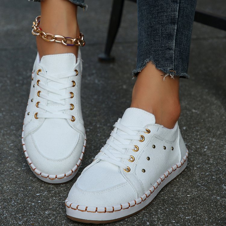 Zapatillas de lona Isabella Sol con estampado de leopardo