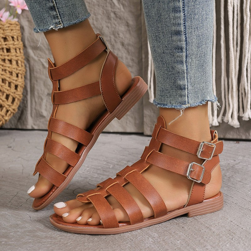 Elegantes sandalias romanas Isabella Sol Hollow
