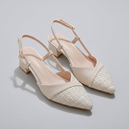 Elegantes sandalias de tacón de punta Isabella Sol