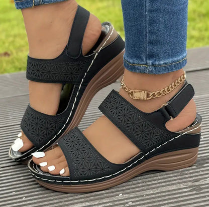 Sandalias de cuña Isabella Sol inspiradas en Pinterest