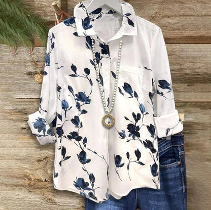 Blusa de manga larga con estampado floral de Isabella Sol