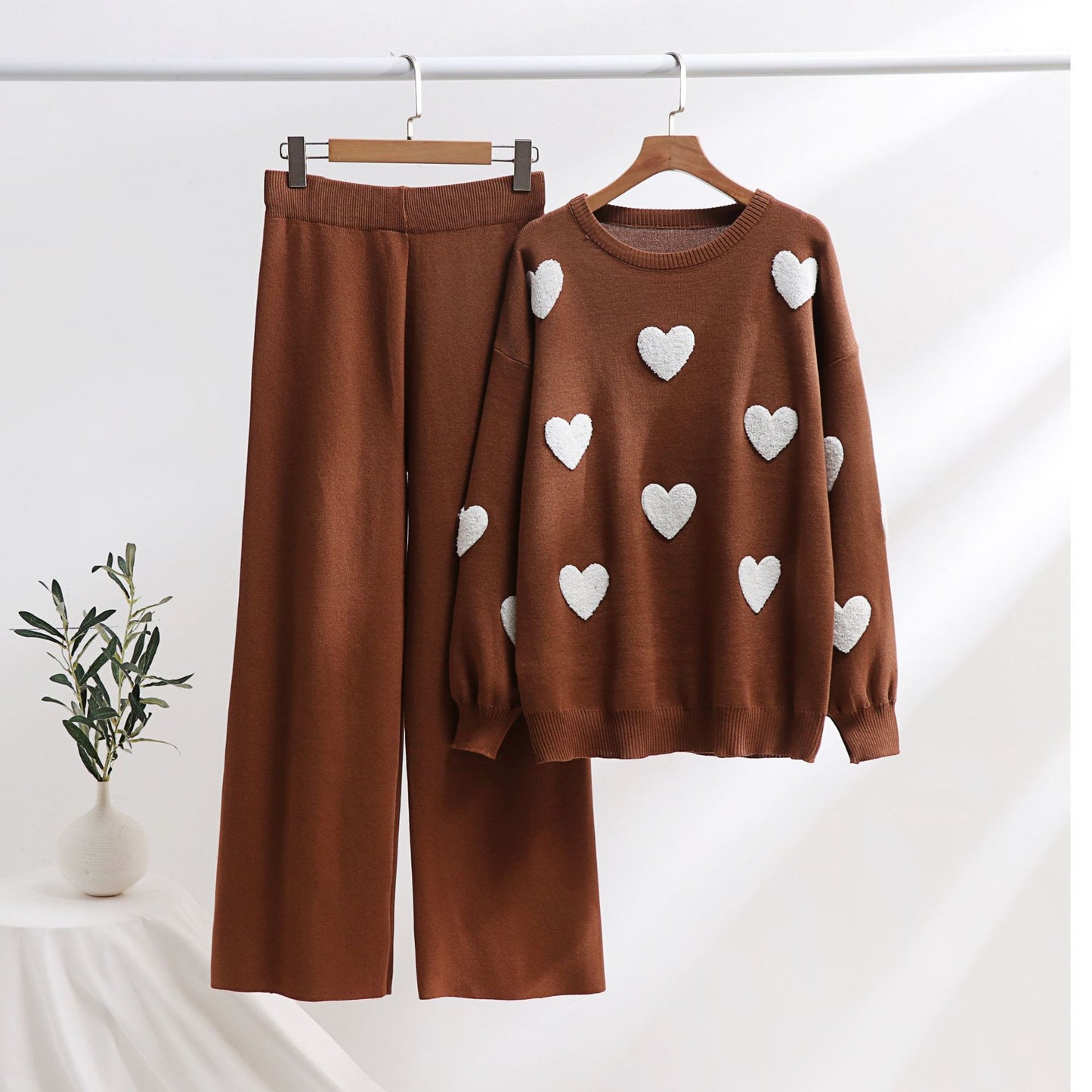 Conjunto de punto con forma de corazón de Isabella Sol