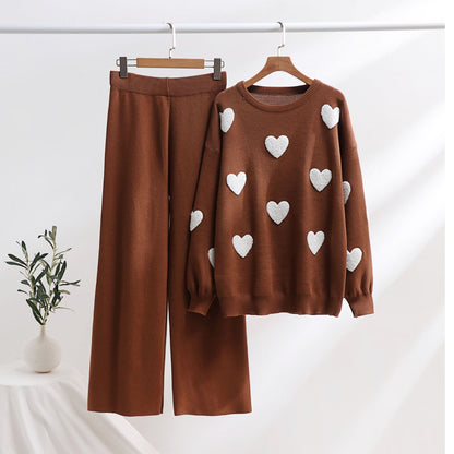 Conjunto de punto con forma de corazón de Isabella Sol