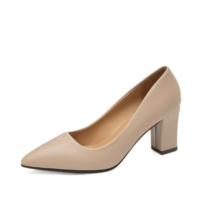 Elegantes zapatos de tacón alto puntiagudos de Isabella Sol.