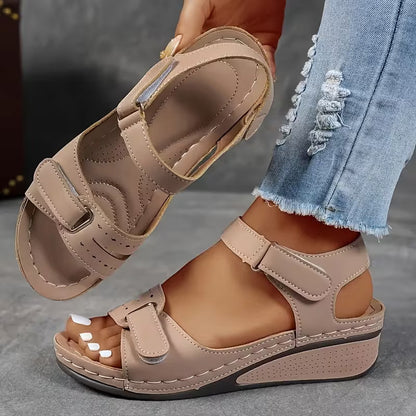 Sandalias de cuña cómodas Isabella Sol Perfect-Fit Strap