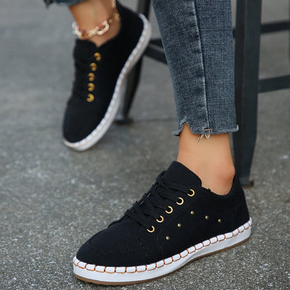 Zapatillas de lona Isabella Sol con estampado de leopardo