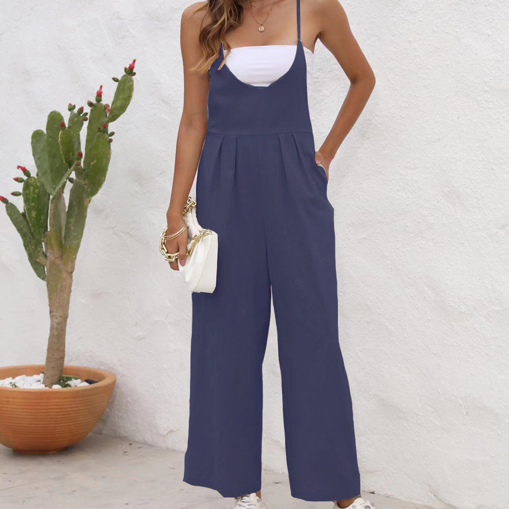 Elegante mono informal de Isabella Sol, confeccionado en lino.