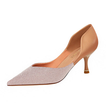 Elegantes tacones con bloques de color de Isabella Sol