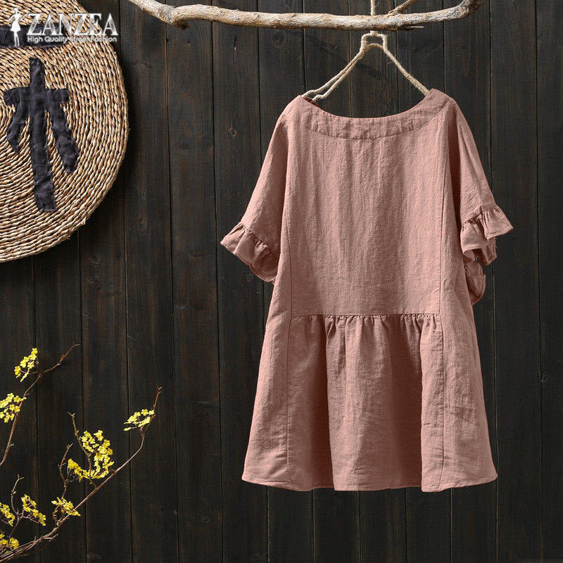 Top de algodón con volantes, talla grande, inspirado en Isabella Sol y Pinterest.