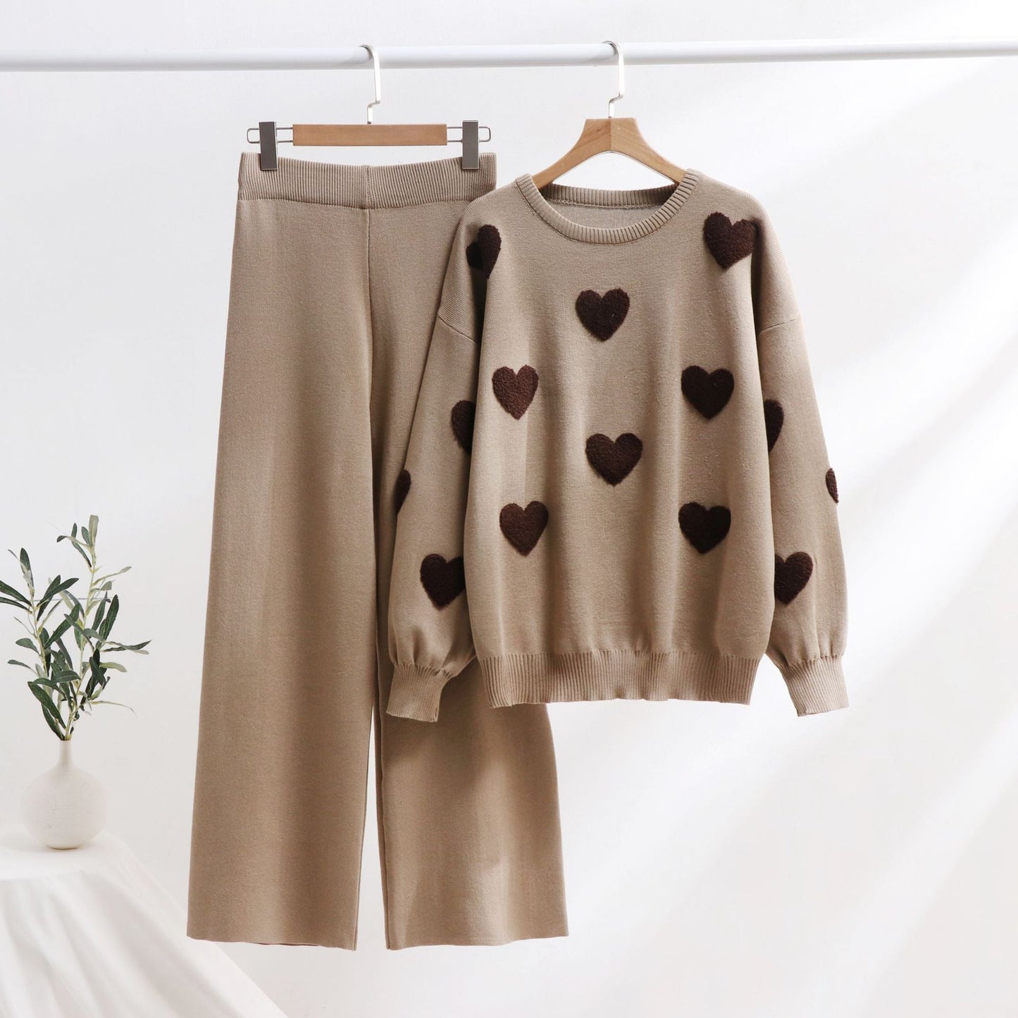Conjunto de punto con forma de corazón de Isabella Sol