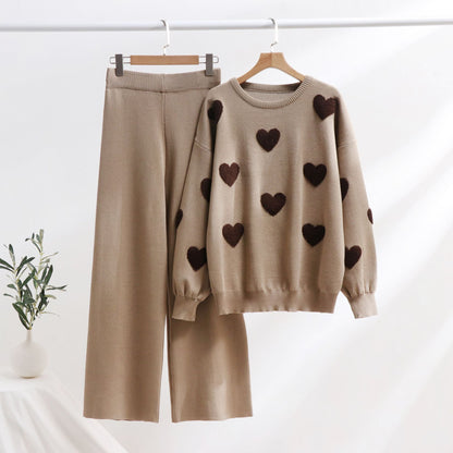 Conjunto de punto con forma de corazón de Isabella Sol