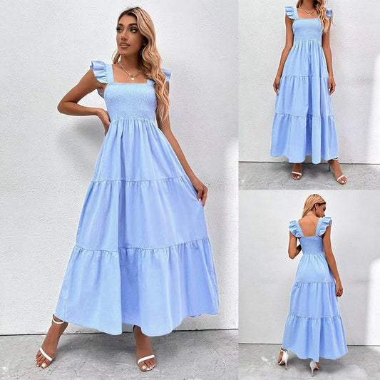 Chic Ruffle Maxi Dress by Isabella Sol