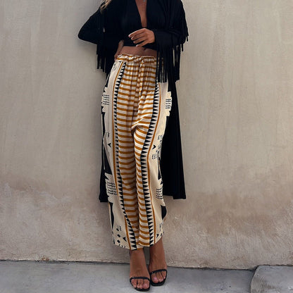 Pantalones harem con estampado bohemio de Isabella Sol