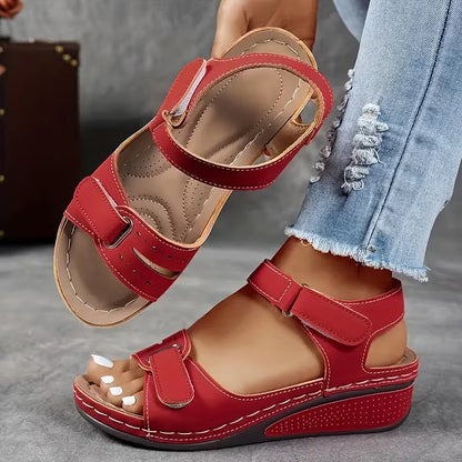 Sandalias de cuña cómodas Isabella Sol Perfect-Fit Strap