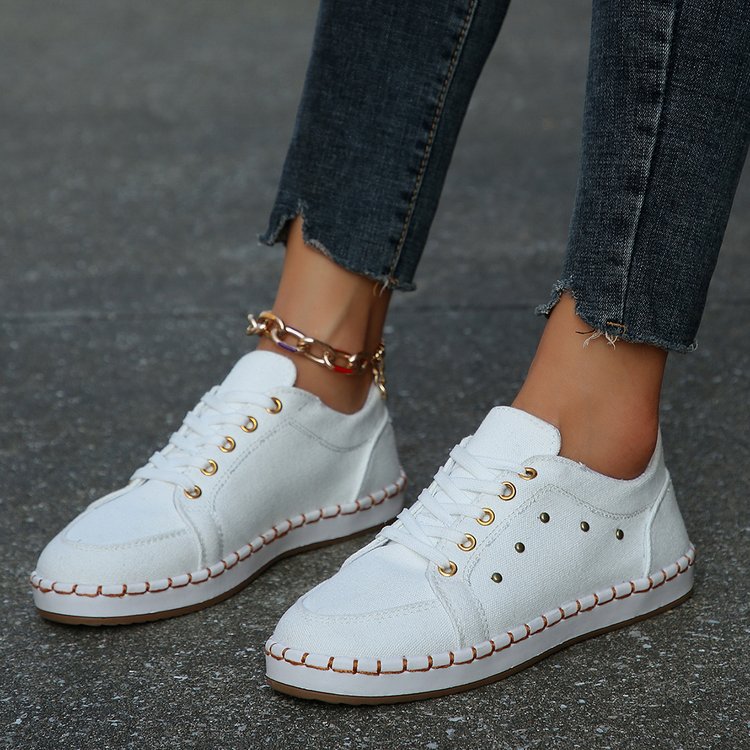 Zapatillas de lona Isabella Sol con estampado de leopardo